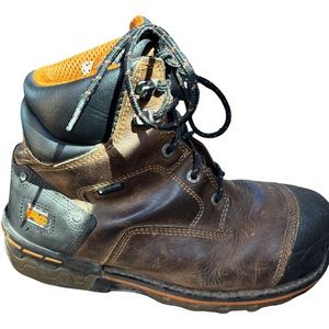 Timberland PRO Waterproof Boondock 6" Comp Toe Work Boots 92615 Brown Size 9 M